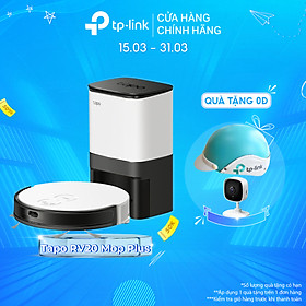 Robot Hút Bụi Và Lau Nhà TP-Link Tapo RV20 Mop / RV20 Mop Plus Điều Hướng LiDar MagSlim - Hàng Chính Hãng - Tapo RV20 Mop Plus