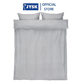 Mua Bộ vỏ chăn gối đôi microfibre | JYSK Beate | xám | R200xD220cm/R50xD70cm