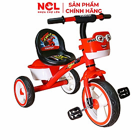 Xe 3 bánh Nhựa Chợ Lớn L11 hình Robot - Giao màu ngẫu nhiên