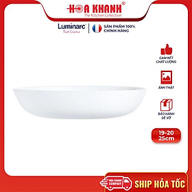 Mua Đĩa Thủy Tinh Luminarc Shells 19cm đựng thức ăn  cường lực  chịu nhiệt - Bộ 3 đĩa - Q1660