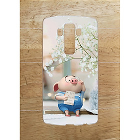 Ốp Lưng Dùng Cho LG G4 (Dẻo) - Heo Đọc Sach