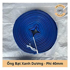 Ống bạt cốt dù phi 40mm xanh dương - Ống bạt nước Việt Úc