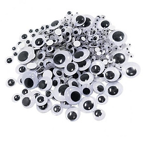 2x Googly Wiggle Eyes 700 Pieces Assorted Self Adhesive Wiggle Eyes Arts Craft Supplies Creative DIY Crafts Decorations
