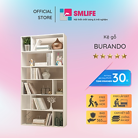 Mua Giá sách hiện đại bằng gỗ công nghiệp SMLIFE Burando