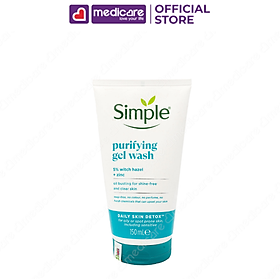 Sữa rửa mặt SIMPLE dưỡng ẩm 150ml