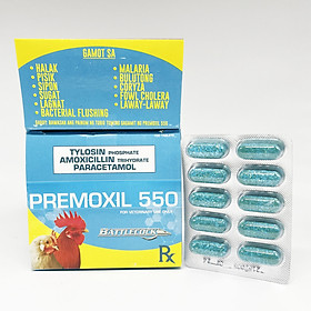 Premoxil 550-Dùng Cho Gà Bị Cựa-Khò Khè Sỗ Mũi Cao Cấp Dạng Viên