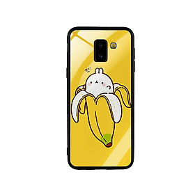 Ốp Lưng Kính Cường Lực cho điện thoại Samsung Galaxy J6 2018 - Banana