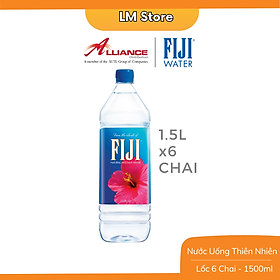 Nước Khoáng Thiên Nhiên Fiji (6 Chai x 1.5L)
