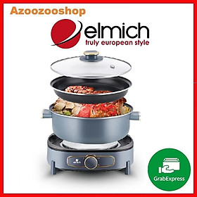 Mua Nồi Lẩu Nướng Điện Đa Năng Elmich 5.5 Lít MEP-3910v - Hàng Chính Hãng