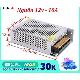 Mua Nguồn 12V - 10A hàng chất lượng ( mới 100% )