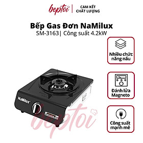 Mua Bếp Gas NaMilux / Bếp Ga Đơn SM-3163 / Công Suất Lớn 4.2kW - Hàng Chính Hãng