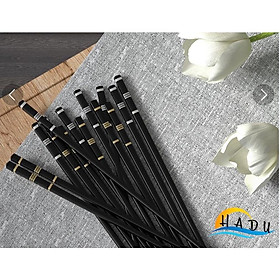 Mua Bộ 10 đũa viền - Đũa ăn cơm cao cấp chống trơn kháng khuẩn