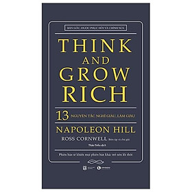Sách Thái Hà - Think And Grow Rich - 13 Nguyên Tắc Nghĩ Giàu Làm Giàu Bìa