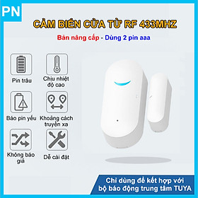 Mua Cảm biến cửa từ không dây phát sóng 433MHz (Bản nâng cấp) kết hợp với bộ báo động Tuya