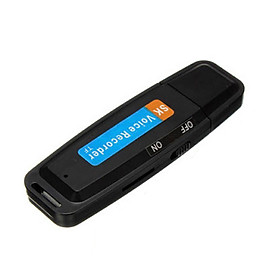 Máy Ghi Âm Cầm Tay Mini Hỗ trợ Thẻ TF USB WAV Sạc Lại