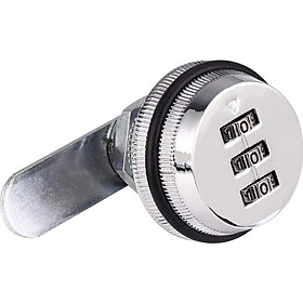 Khóa kết hợp mật khẩu 3 chữ số, Khóa mã tủ hợp kim kẽm 30 mm cho ngăn kéo bảo mật Tủ hộp thư Hộp công cụ Tủ kính Tủ khóa an toàn