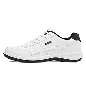 Giày giày thể thao nam 2023 PU DA BẮT GIỚI THƯỜNG CASUAL BẮT Color: Black Shoe Size: 42