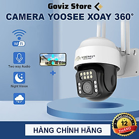 Hình ảnh Camera Wifi Yoosee 4.0 Mpx Full HD, Dòng Ngoài Trời Xoay 360° 4 râu C12 Xem Đêm Có Màu-Đàm Thoại 2 Chiều-Phát Hiện Chuyển Động Chống Trộm-Hàng Nhập Khẩu