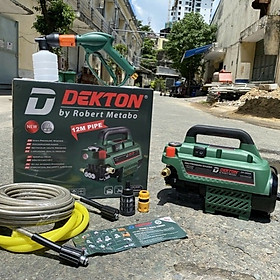 Mua Máy Xịt Rửa Xe Cao Áp Dekton DK-2800A Công Suất 2800W - Tặng Bình Bọt Tuyết Và Ống Bơm 10m Ergen