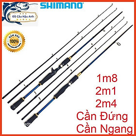 Cần câu lure 2 ngọn Shimano, cần câu cá chuyên lure