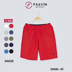  Quần đùi nam Big Size Fasvin D20206.HN cỡ đại vải gió mềm mại co giãn thoải mái