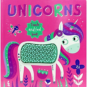 Touch And Feel Silicon Board Book - Unicorns