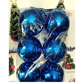 Mua Quả châu bóng trang trí cây thông noel - Phụ kiện trang trí noel - 100li