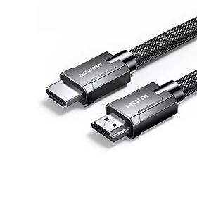 Cáp HDMI 1M 2.0 4K 60Hz 18Gbps màu đen chống nhiễu độ phân giải Cao Ugreen 70322HD136 Hàng Chính Hãng