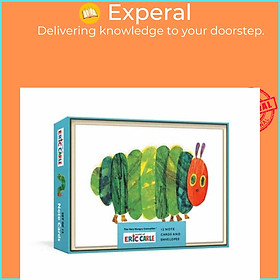 Sách - The Very Hungry Caterpillar: 12 Note Cards and Envelopes by Eric Carle (UK edition, paperback)