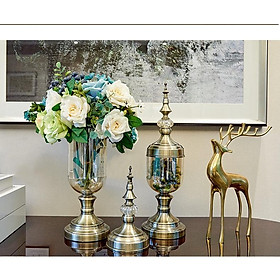 Mua TnP DECOR - Bình hoa trang trí phòng khách  bàn ăn phong cách cổ điển Châu Âu