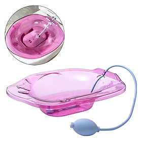 Sitz Bath with Flusher Easy to Store Portable for Hemorrhoids Relieve Women