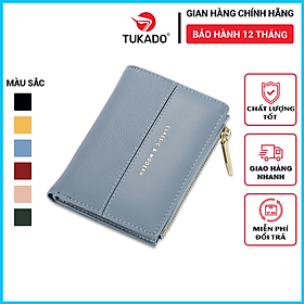 Ví Nữ Ngắn Mini Cầm Tay Chính Hãng TAILIAN Gấp 2 Nhỏ Gọn Phong Cách Hàn Quốc Da Cao Cấp Giá Rẻ TL09