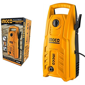 MÁY XỊT RỬA XE CAO CẤP INGCO HPWR14008 (1400W) (tặng bộ 3 khớp nối máy xịt rửa + 4m dây cấp nước)