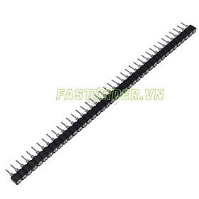 Mua Hàng Rào Cái Đơn 2.54mm 40 Chân Lỗ Tròn 1 Hàng Xuyên Lỗ