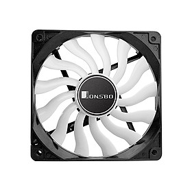 JONSBO 12020 Computer Cooling Fan 12CM Chassis Case Fan Mute Case Radiator Case Cooler with 13 Fan Blades 3PIN 4PIN