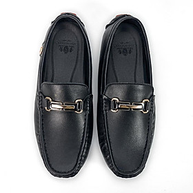 Giày lười nam da bò cao cấp màu đen Simonspark 8805