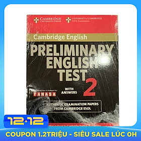 Cambridge Preliminary English Test 2 Student's Book with Answers
