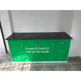 Mua Tủ bếp nhựa đài loan cao cấp mặt đá