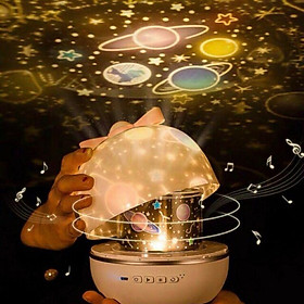 Mua Đèn Ngủ Ngàn Sao Tự Xoay Thông Minh - Chiếu Đêm Lung Linh 3D