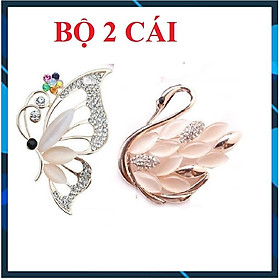 Combo 2 cài áo nữ thơi trang cao cấp phong cách Hàn Quốc