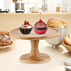 Cake Stand Round Party Wooden Tray Serving Tray for Wedding Party