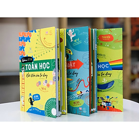 BỘ 3 CUỐN SÁCH HƯỚNG DẪN TƯ DUY USBORNE STEM- KHOA HỌC -TOÁN HỌC-KỸ THUẬT