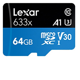 Thẻ Nhớ Lexar 64GB Micro SDHC 633X 95mb/s - Hàng chính hãng