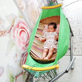 Mua Võng lưới cán nhựa cho bé 2 lớp cỡ nhỏ( CHỈ VÕNG)