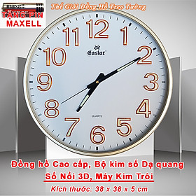Mua Đồng hồ Eastar Tròn Lớn – Số nổi 3D có Dạ quang (*) – Máy kim trôi