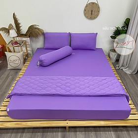 Ga Chống Thấm Cao Cấp PT Mẫu Họa Tiết Trơn Tím Cà