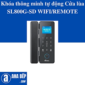 Mua Khóa vân tay cửa kính Mở Lùa Demax SL800 G-SD App Wifi - 2 Remote . Hàng Chính Hãng