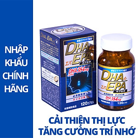Viên uống bổ sung DHA EPA Nhật Bản - bổ não, sáng mắt tốt cho tim mạch