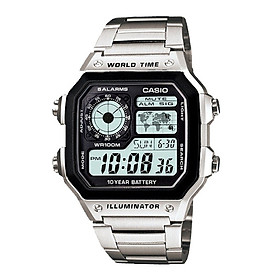 Đồng hồ nam dây kim loại Casio Standard chính hãng AE-1200WHD-1AVDF