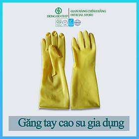 Mua Găng tay cao su rửa chén - Găng tay cao su se viền màu vàng